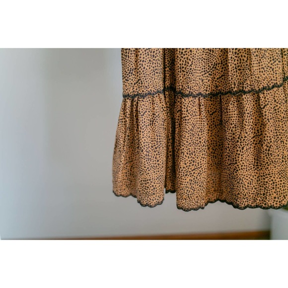 Urban Outfitters Mini Dress Animal/cheetah Print SZ L - Picture 4 of 8